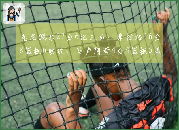 克尼佩尔27分6记三分，弗拉格16分8篮板6助攻，马卢阿奇4分4篮板5盖帽